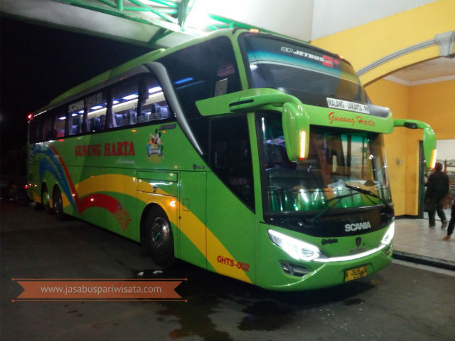 Harga Tiket Mudik Bus Gunung Harta 2018 - Scania K410 iB